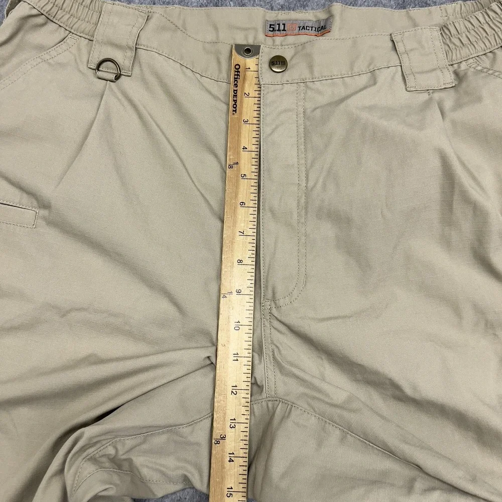 5.11 Tactical Pants Mens 40x30 Tan Cargo Ripstop Utility Outdoor Hiking Workwear